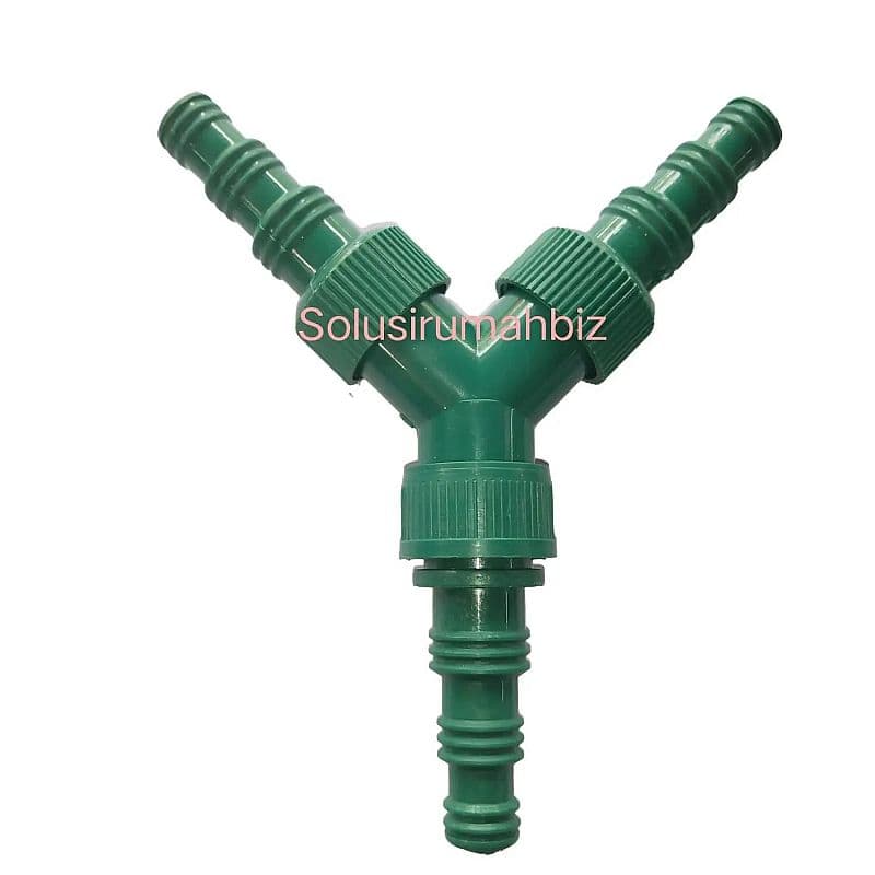 sambungan selang CABANG 3 tiga uk &frac12; – &frac34; – 5/8 inch PLASTIK PVC AIR