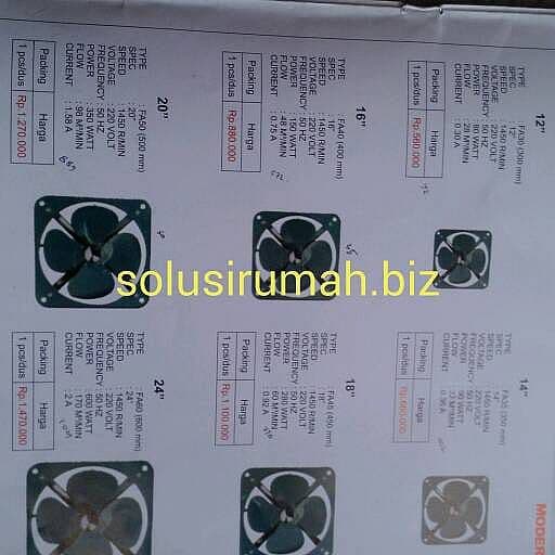 EXHAUST FAN 20" MODERN