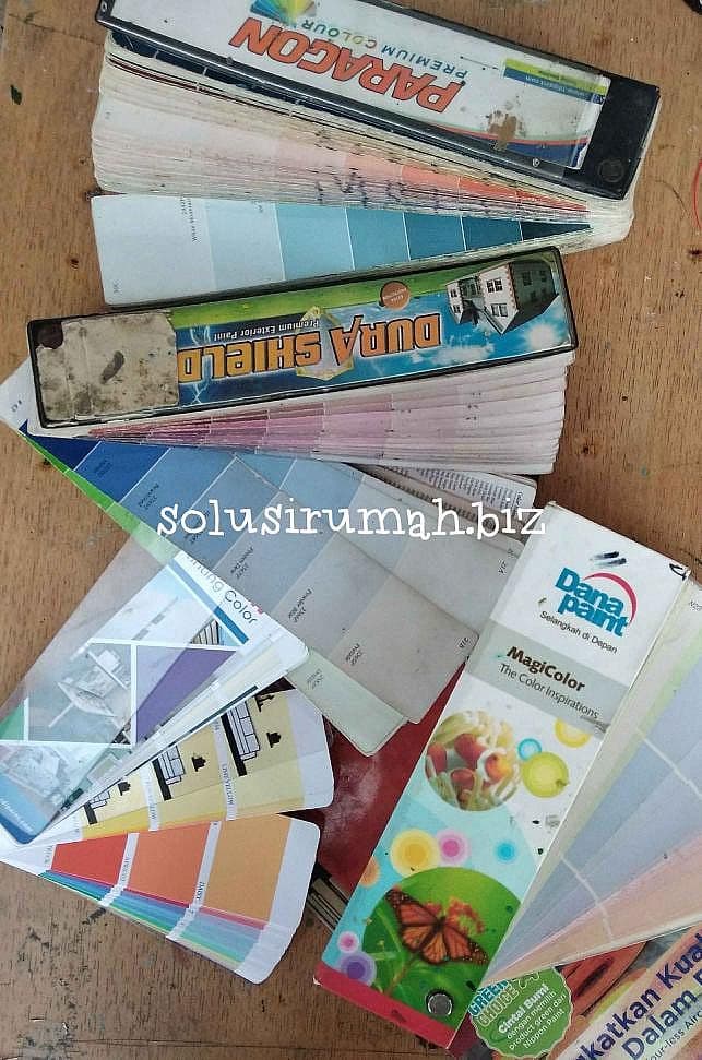 KATALOG PARAGON FAN DESK RIBUAN WARNA CAT KATALOG CAT /set