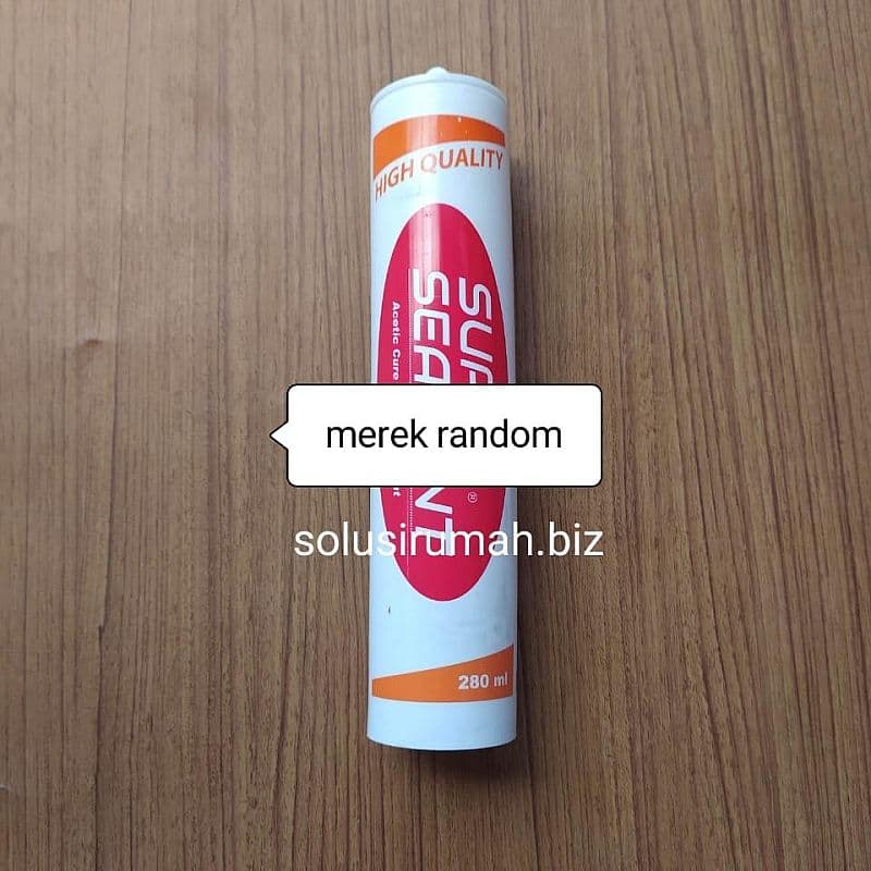 LEM KACA TABUNG CLEAR BENING SILICONE TABUNG TEMBAK NORTON