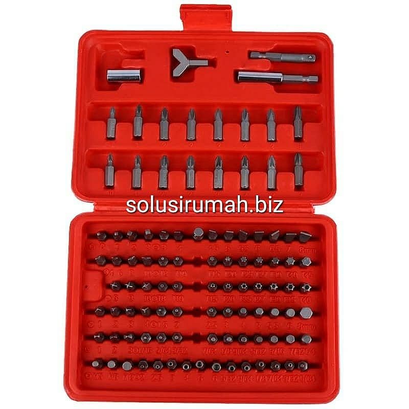 MATA OBENG 100 PCS MATABOR obeng paling lengkap u mesin bor cordless