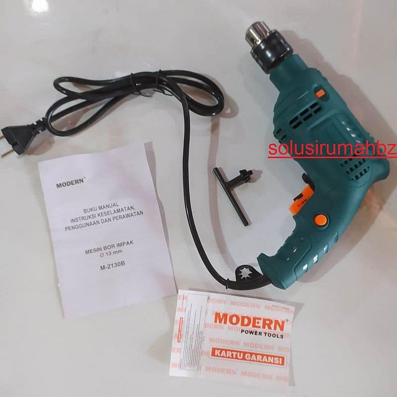 MESIN BOR MODERN MESIN SAJA 13MM 13 mm +KUNCI BOR