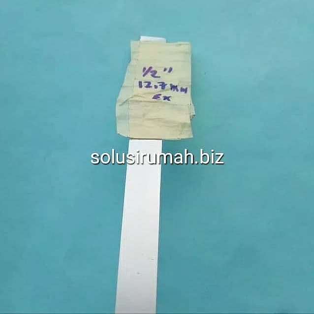 PLAT STRIP ALUMINIUM 1/2 inch lbrxtebal 1MMX1mlari LEBAR FULL +-11MM