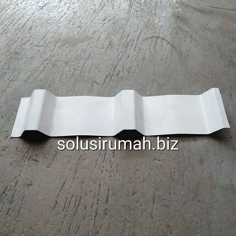 SPANDECK /M' PVC MODEL gelombang 5 PVC 1.2MM TRIMDECK GREY / WHITE