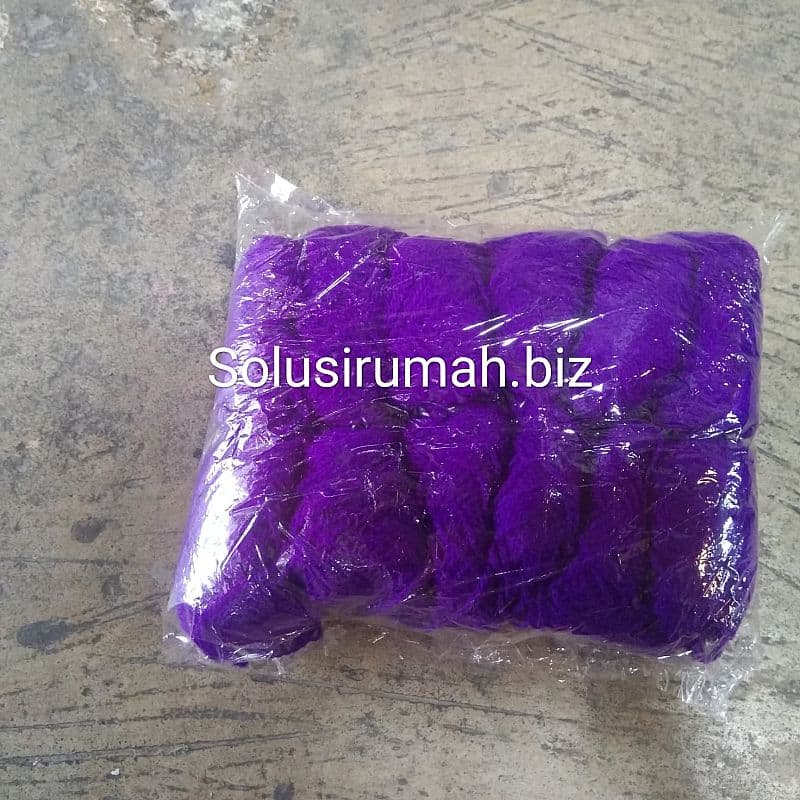 BENANG BOL UNGU TUA WARNA SIET SULAM BENANG 11G /ROL KECIL