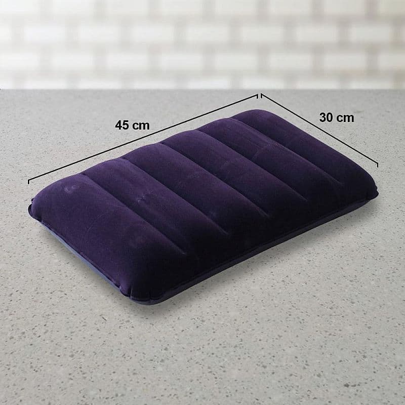 BANTAL FLAT ANGIN 30 X 46CM jumbo ANTI TENGENG PENDEK traveling karet travel warna random