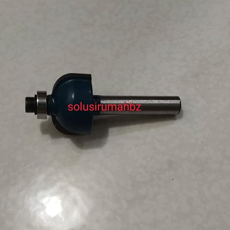 Cove Bit Mata Profil Router Kayu + Bearing 1/4" inch Shank 3mm 4mm 6mm 8mm 10mm Wood Trimmer biru kuning merah 3 4 5 6 8 10 mm
