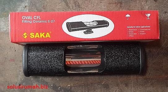 lampu dinding balak oval CFL SAKA