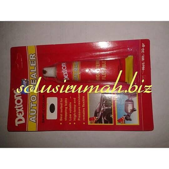 LEM KACA 30G HITAM AUTOSEALER TUBE SILICONE SEALANT AQUARIUM PCS