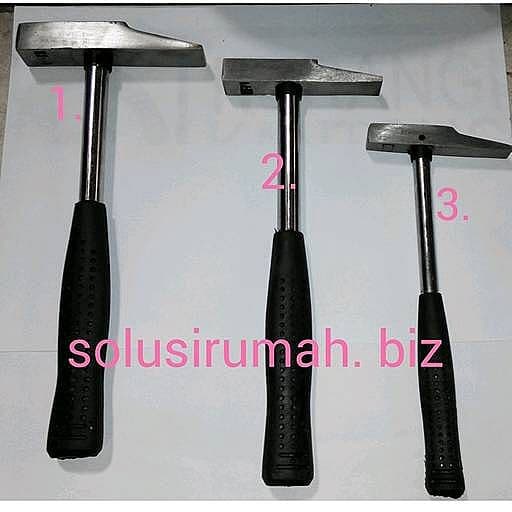 PALU TUKANG 0.1 GG BESI NEW DELAND+KARET HITAM  NO 3
