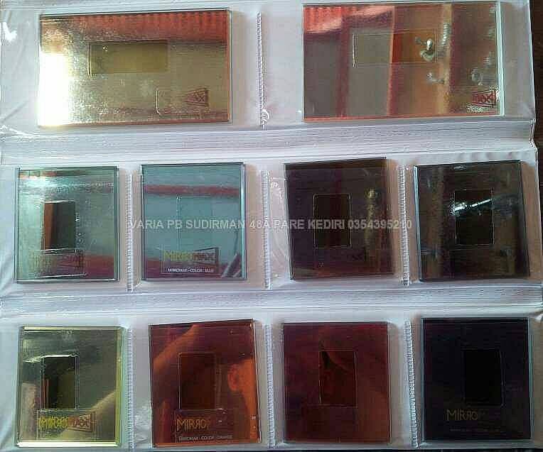 KACA LEMBARAN MIRROR CERMIN BERBAGAI WARNA DAN KETEBALAN MM