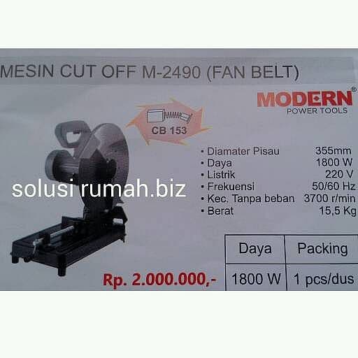 MESIN CUT OFF M-2490 (FAN BELT) modern
