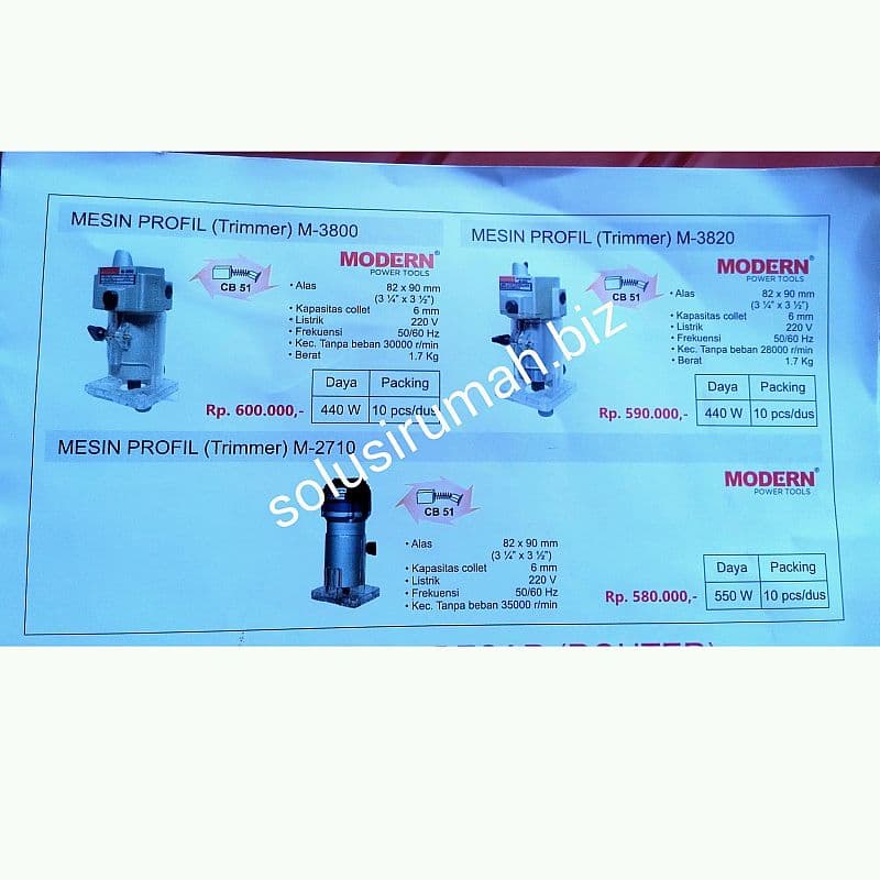 MESIN PROFIL (Trimmer) M-3800