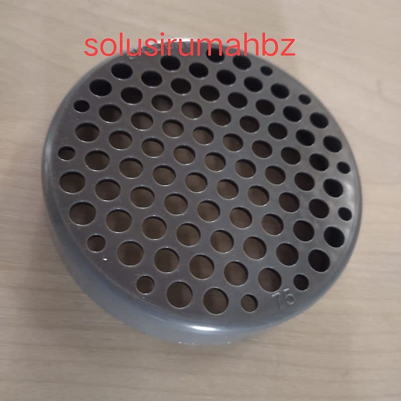 Tutup saringan dop walet 3" 3 inch cap lubang garis pvc plastik 3inch