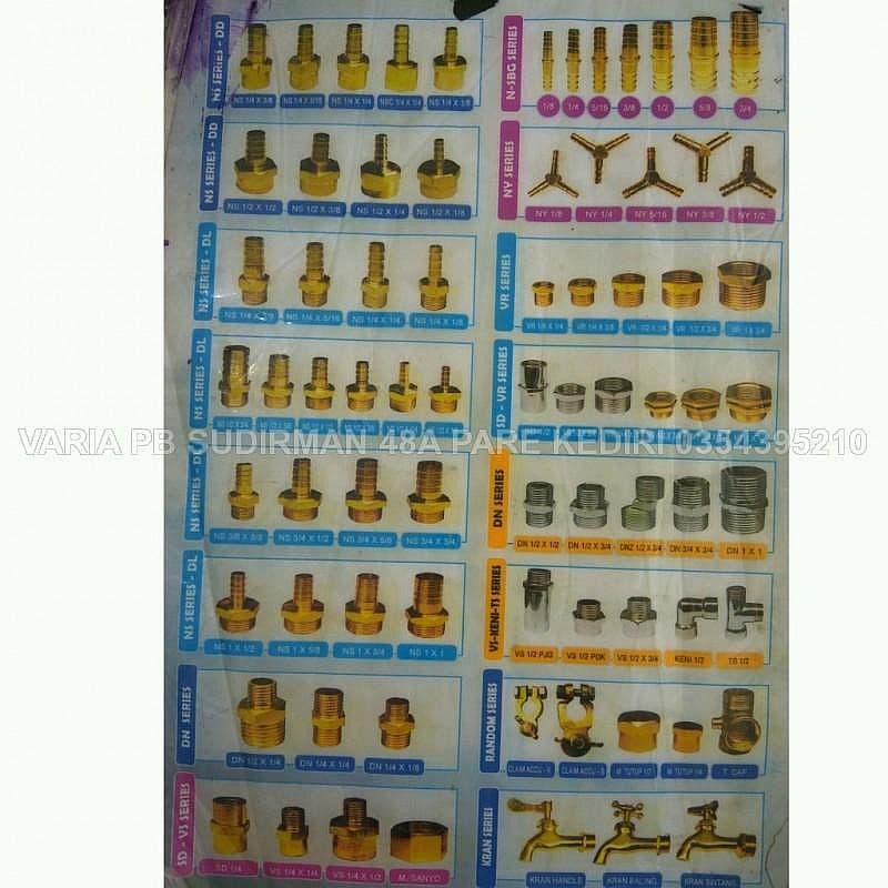 BRASS/SS 14D V RING 1/2*3/8(PESAN) KUNINGAN