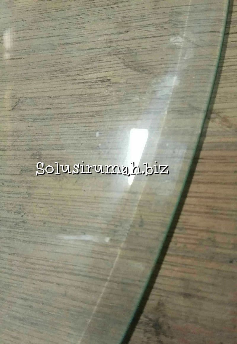 KACA BULAT BEVEL 60CM JASA BEVEL