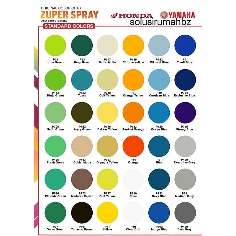 cat spray ZUPER 300cc PILOK UKURAN SPRAYer PILOX semprot pilih warna 300 CC 300ml 300 ml