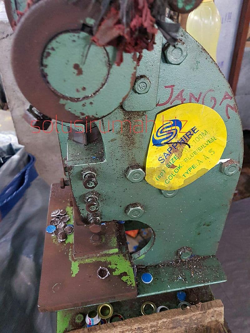 ALAT PLONG HAND PRESS TERPAL HANDPRESS MATA AYAM SAPI MATRAS TERPAL