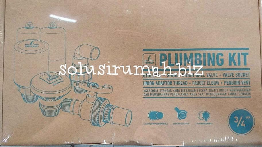 PLUMBING KITS PERLENGKAPAN TANDON LENGKAP PENGUIN PINGUIN PLUMBING KIT
