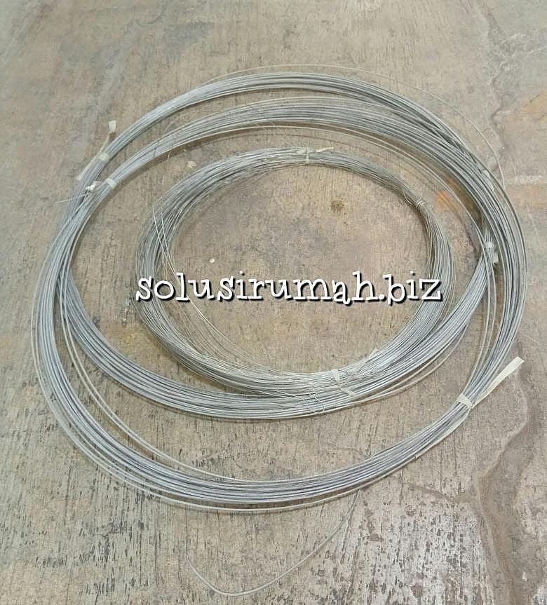 KAWAT TALI 1.2MM GALVANIS /M1LARI kawat tali galvalum