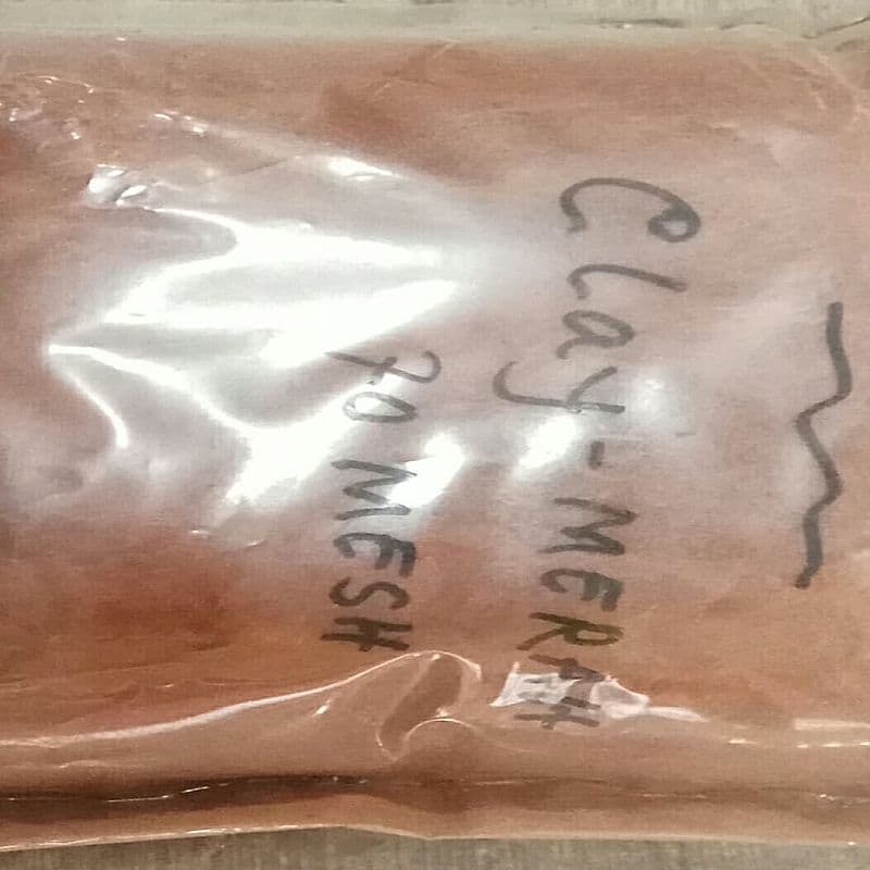 CLAY MERAH ALUMINIUM TANAH LIAT/kg