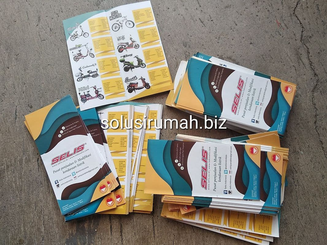 BROSURE SELIS SEPEDA LISTRIK KATALOG PER LEMBAR KATALOG SELIS