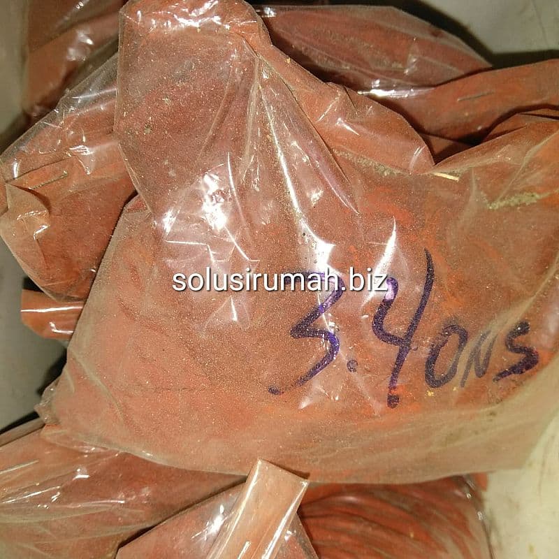 PEWARNA merah VERF VEREP BUBUK pigment red pigmen merah perons