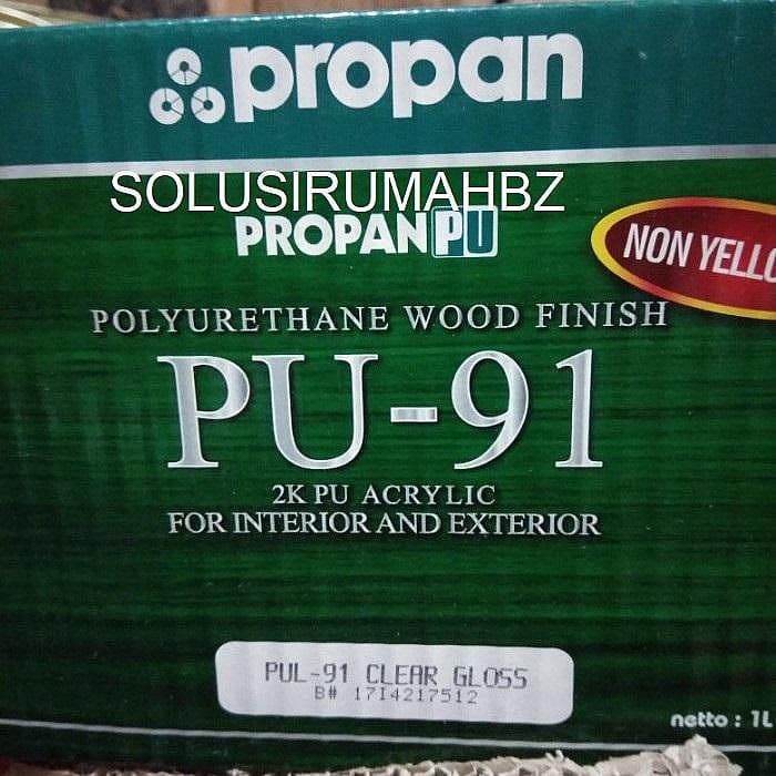 CAT PU PROPAN POLYURETHANT 1LITER SET 1 L 1L BERAT 1.3KG AN POLIURETAN