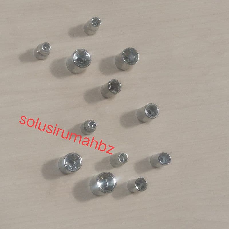 perbiji mata kunci sok eceran pendek panjang 1/4" 3/8" sock socket