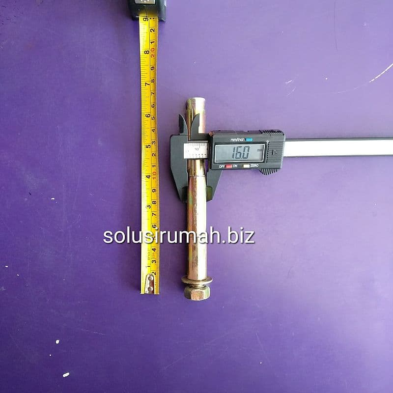 BRAKET BRACKET BAUT AMBALAN MELAYANG FLOATING SHELF MOUNTING 16MM 150