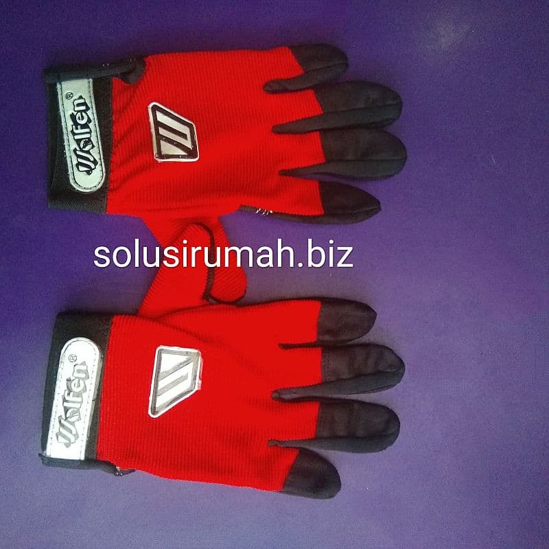 SARUNG TANGAN MONTOR MERAH WOLF
