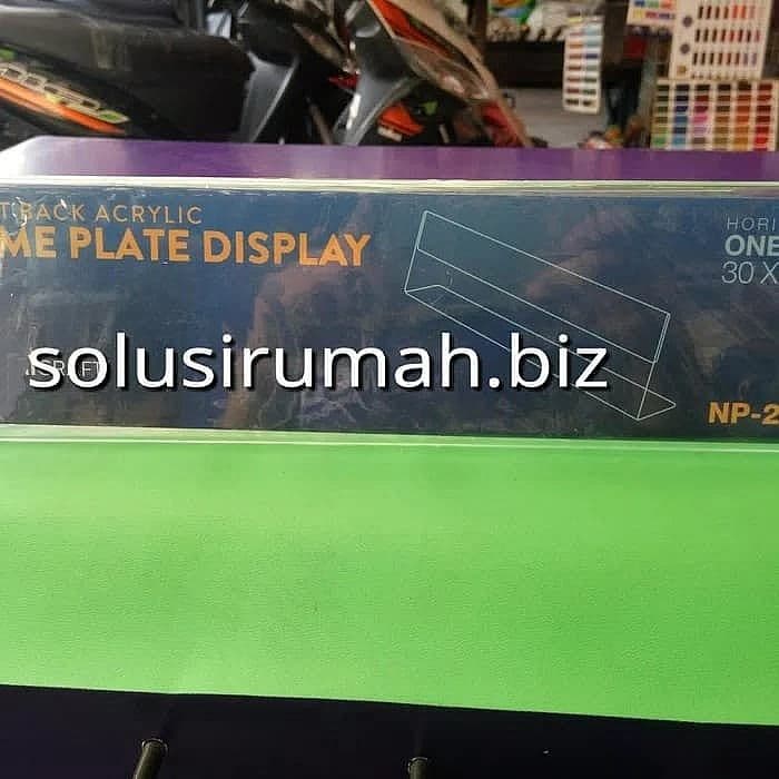 DISPLAY ACRYLIC 8*30CM LABEL 1 SISI