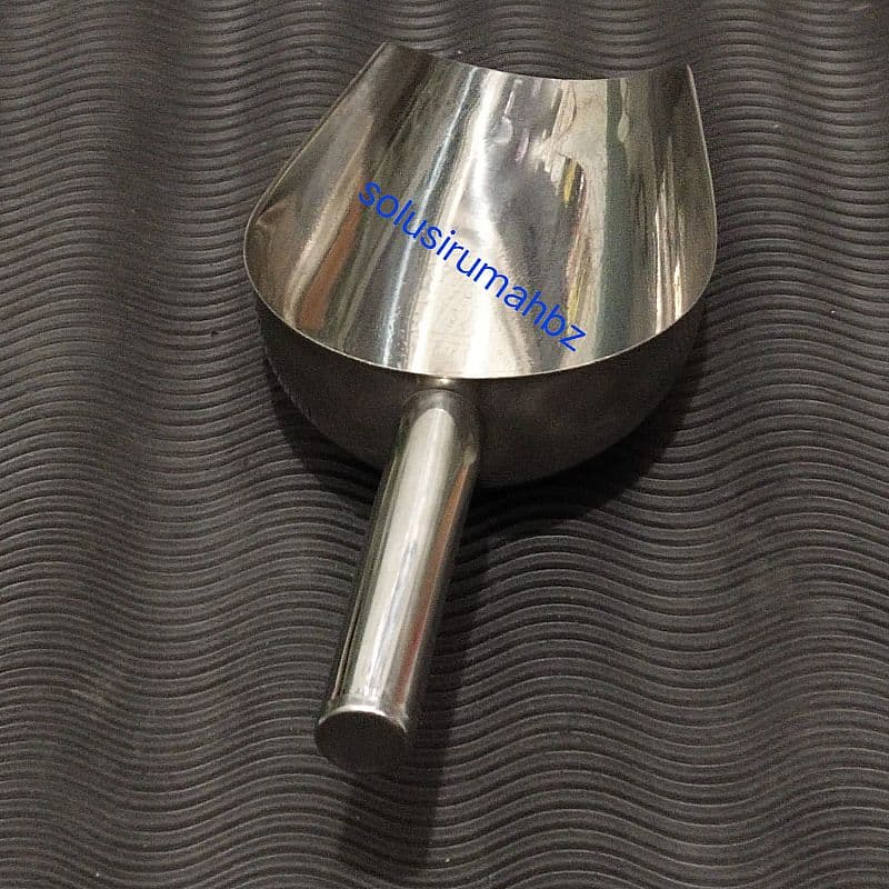 SEROKAN LENGKUNG SS 300MM X 125MM STAINLESS STEEL BESAR JUMBO LARGE
