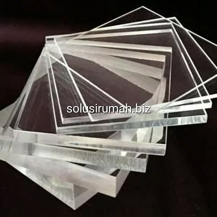 ACRYLIC SHEET A3 5MM 30*40CM BENING TRANSPARAN AKRILIK TRANSPARANT LEM