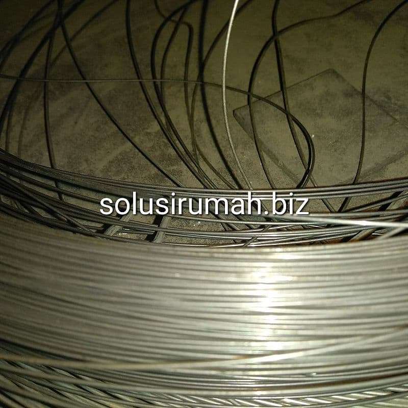 KAWAT TALI BAJA PER METER PEER 0.6MM 06 MM HITAM KERAS 1m