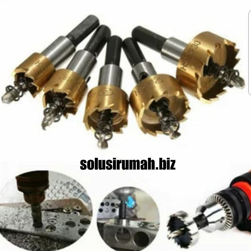 MATA BOR 5PCS 16-30MM HOLE SAW CUTTER DRILL BIT WITH HSS SHEET METAL R