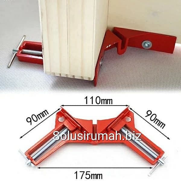 Clamp Corner Catok Mitre Siku Sudut 3 inch klem sudut