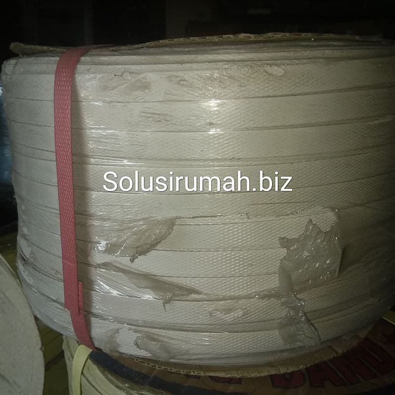 TALI PETI 1.5kg*15MM PUTIH TM STRAPPING BAND PVC
