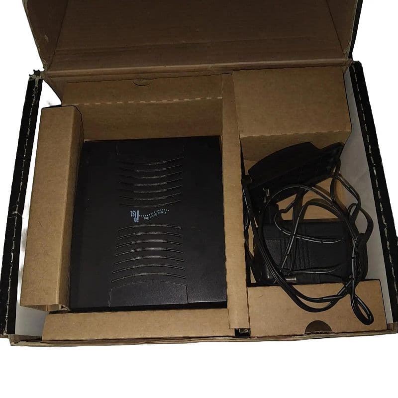 modem bekas enzer gross weight 1078g EMR311 ADSL MODEM ROUTER HIGH SPEED INTERNET ACCESS SHARING 9V 1A NYALA BEKAS