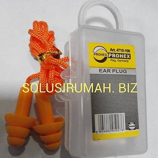 TUTUP TELINGA PROHEX EAR PLUG ORANGE  4710-106. 1PCS