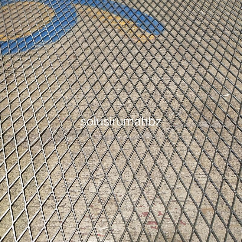 kawat mesh expanda id +30x14mm custom per100cm baca desk wajik exp