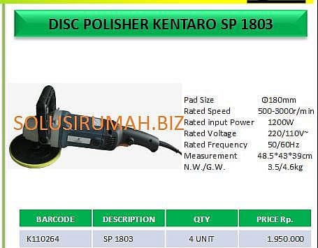 DISC POLISHER KENTARO SP 1803