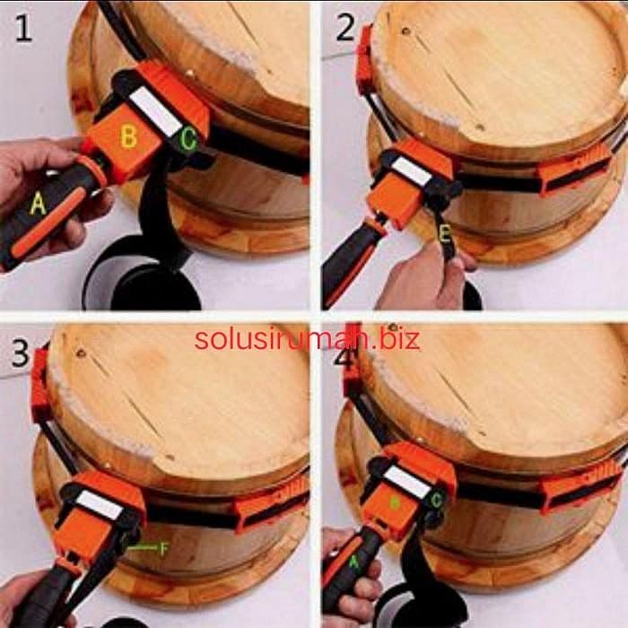 band belt clamp klem tali hexagonal kanvas jig figura multifungsi clam MULTI fungsi