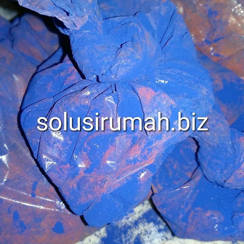 PEWARNA BIRU VERF VEREP BUBUK IRON OXIDE RED
