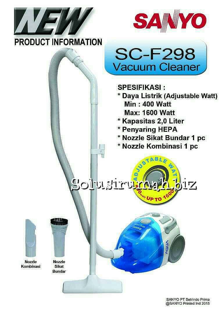 VAKUM VAKUUM CLEANER SANYO 268 1000Wan penyedot debu