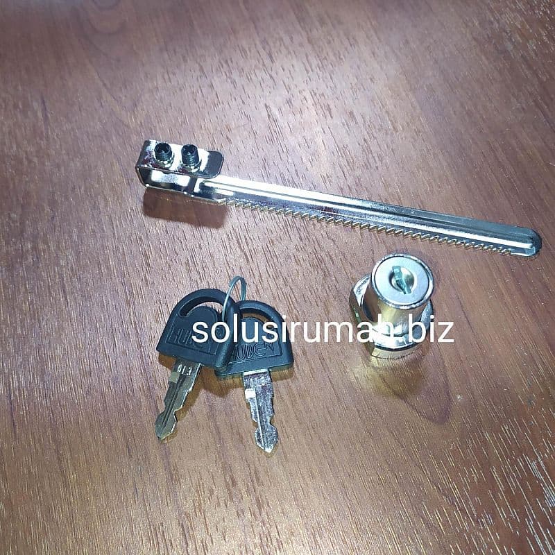 KUNCI KACA JEPIT MODEL PANJANG BAUTAN U TANPA BOR