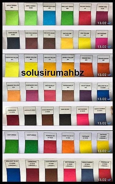 PEWARNA SUMBA TRANSPARANT TIMBANG PER 100 G PIGMEN bening transparan