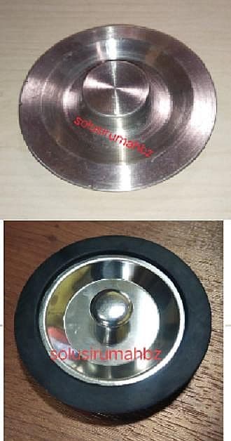 TUTUP UNTUK AVOOR BCP PLASTIK BAK CUCI PIRING AFUR COVER KARET SS 79mm