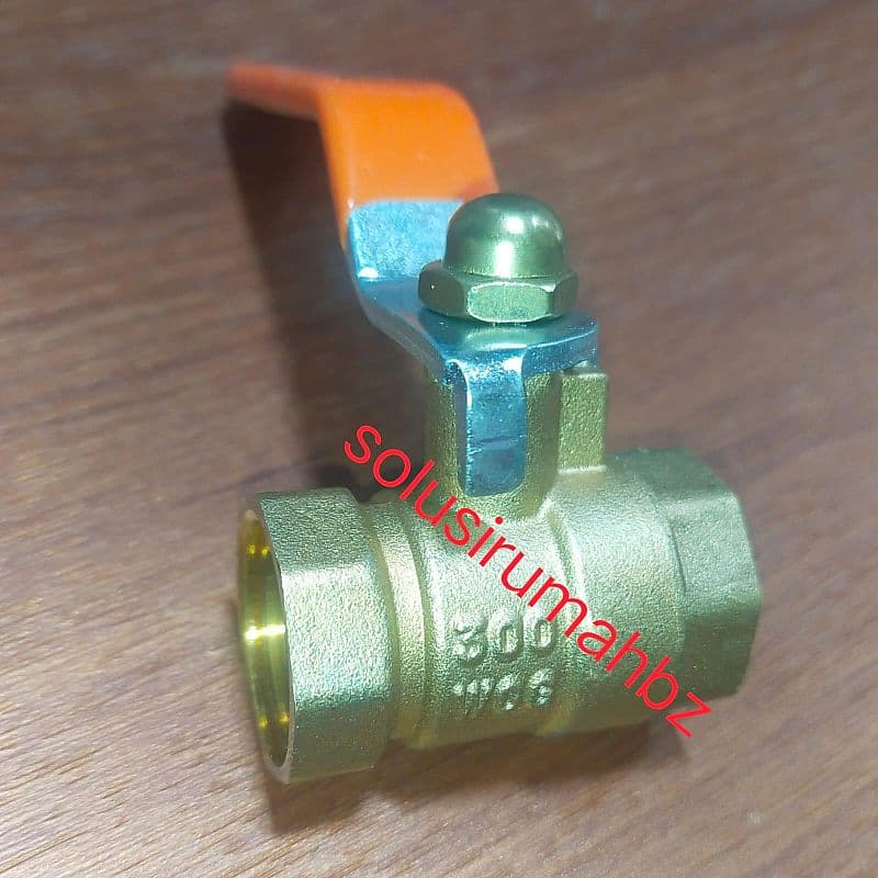 Ball Valve Kuningan Brass 1/2" 1/2 inch Stop kran Kuningan 0.5 in 0.5"