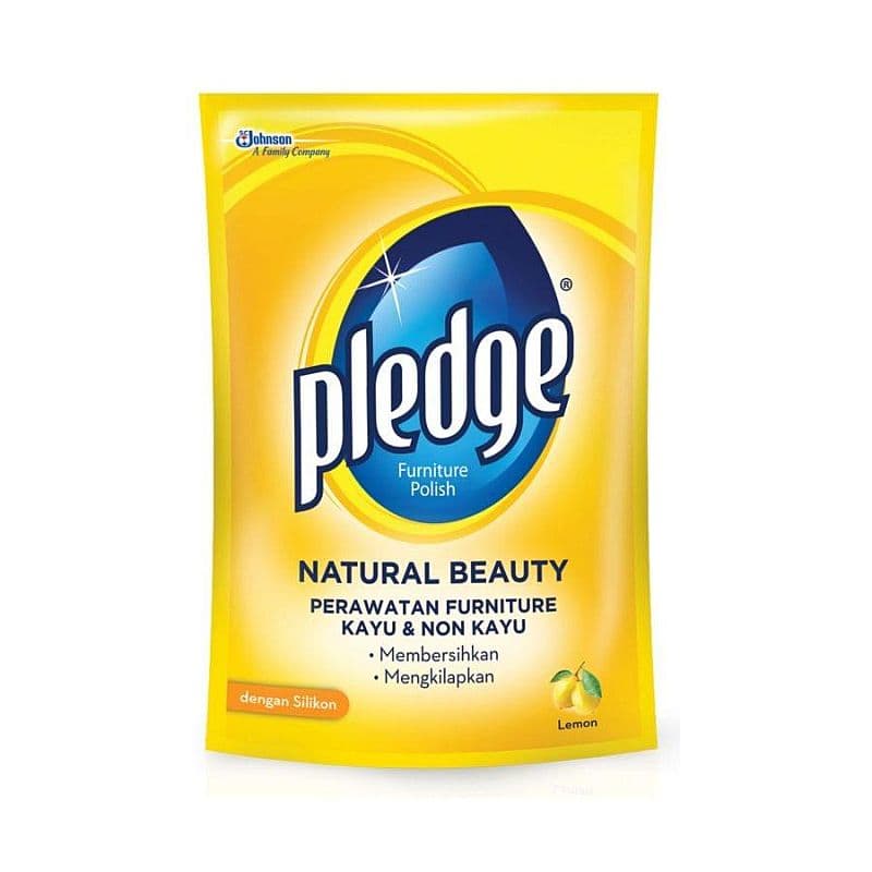 Pledge Lemon 450ml Pembersih Mebel dan Pengkilap Furniture pouch plastik isi ulang 450 ml